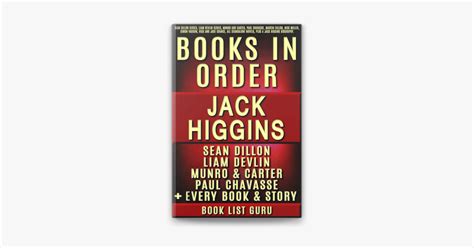 ‎Jack Higgins Book in Order: Sean Dillon series, Liam Devlin series ...