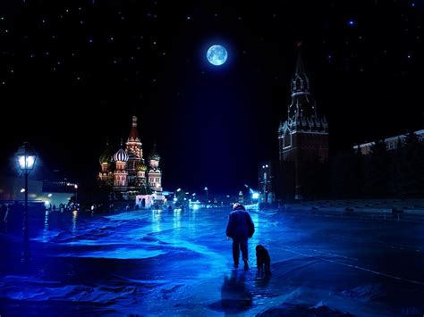 Moscow At Night Wallpapers - Wallpaper Cave