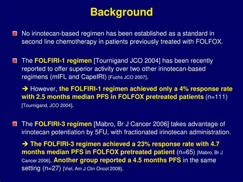 or other irinotecan-based regimens - ppt download