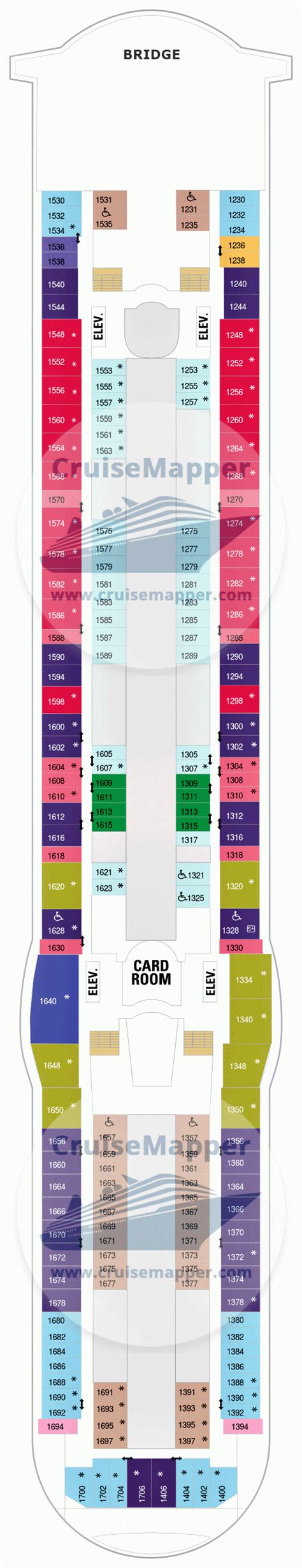 Liberty Of The Seas deck 10 plan | CruiseMapper