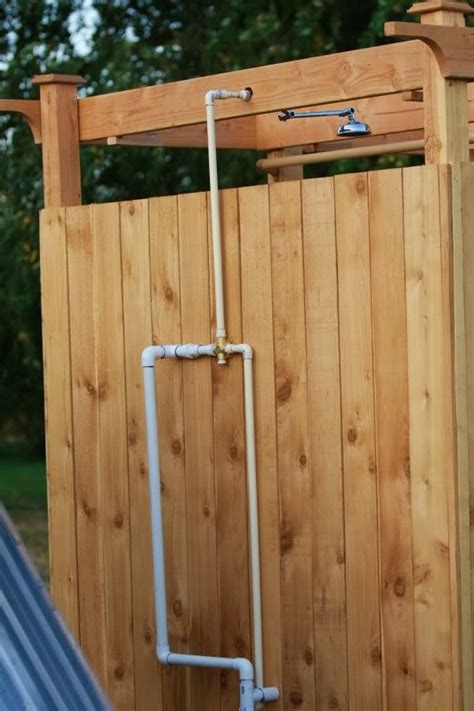 Economical DIY Solar Outdoor Shower - The Owner-Builder Network