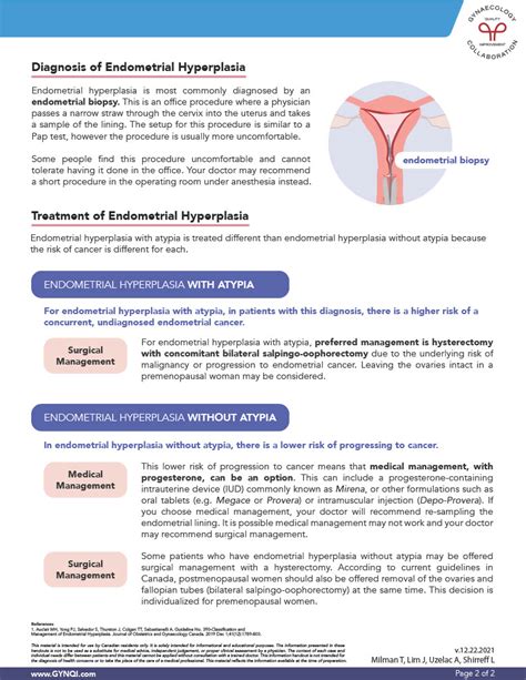 Endometrial Hyperplasia - Information, Evaluation, and Treatment