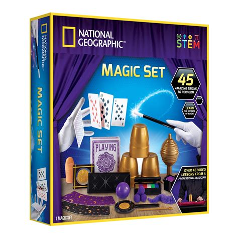 Buy NATIONAL GEOGRAPHIC Magic Kit - 45 Magic Tricks for Kids to Perform ...