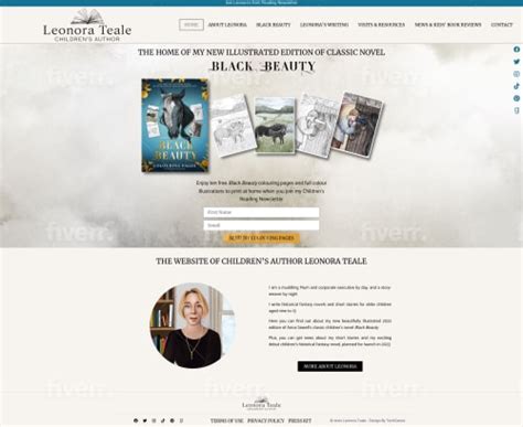 15 Outstanding Author Websites Examples and Best Practices | Fiverr