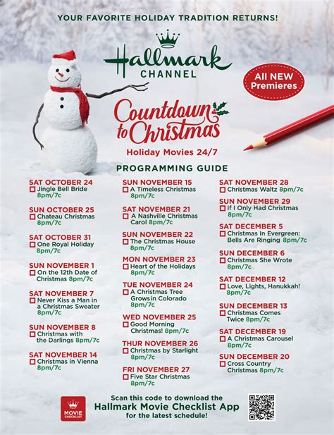 hallmark christmas movies list - Aron Mabry