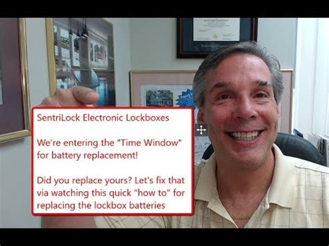 SentriLock Battery Replacement - YouTube