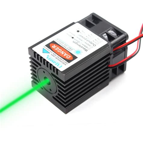 high power 1W 520nm Green Laser Module bird repeller diode cooling fan ...