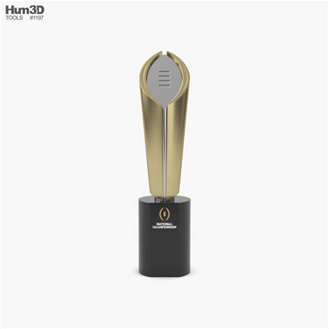 College Football Playoff National Championship Trophy 3D model - Life ...