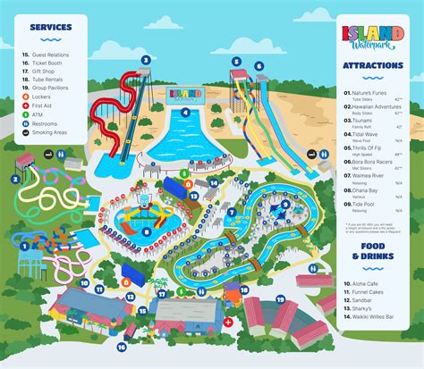 Park Map - Island Waterpark