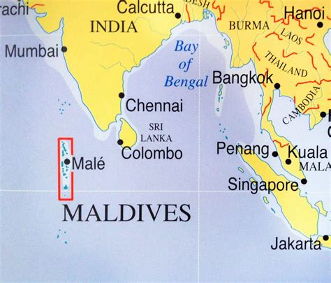 Maldives Location Map | Joe's Scuba Shack