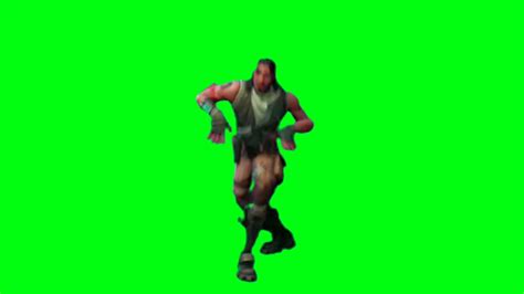 Fortnite Default Dance Greenscreen - YouTube