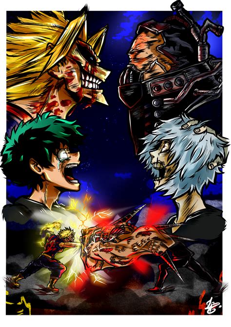 Boku No Hero Academia Deku Vs Shigaraki - Academypaper | Boku no Hero