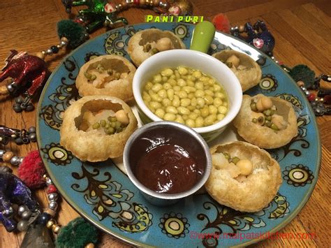 PANI PURI, how to make puris filled with spicy, tangy water ~ Malpats ...