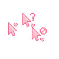 Cute Aesthetic Pink Cursors