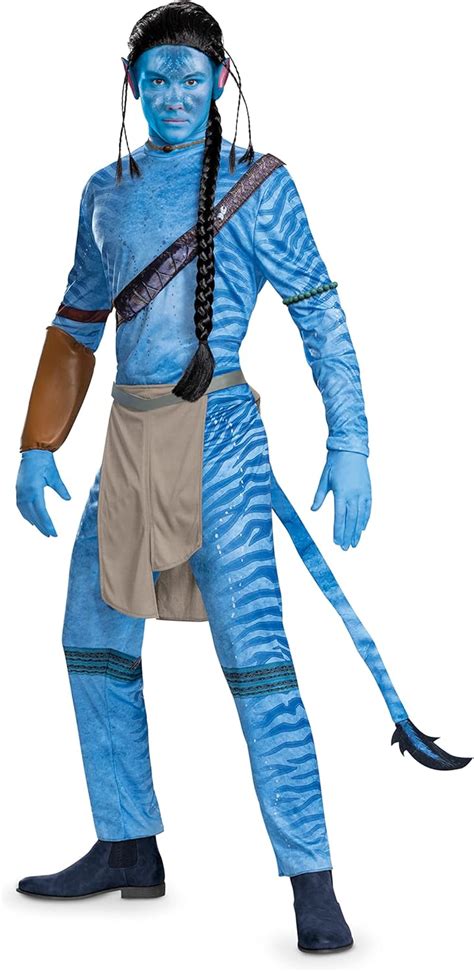 Disguise mens Jake Costume, Deluxe Official Disney Avatar Costume ...