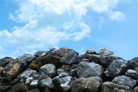 Submerged Offshore Breakwater Outside the Coast Line Stock Photo ...