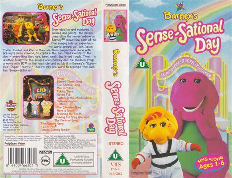 Opening To Barney's Sense-Sational Day 1998 UK VHS (Disney Videos ...