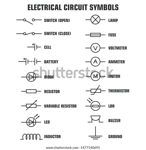 62,236 Electric Circuit Symbol Images, Stock Photos & Vectors ...