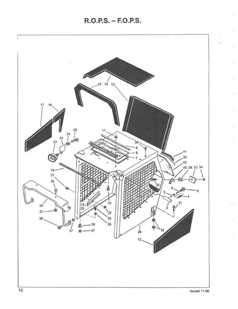 SKID STEER Service Parts Manual Mustang 2040 STEER 2040 - Etsy