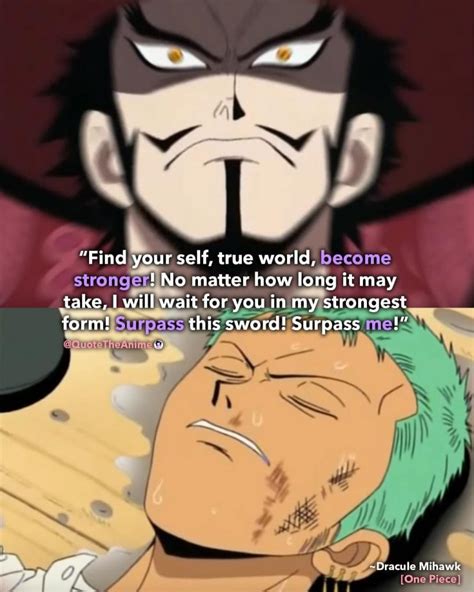 Dracule Mihawk Quote - Roronoa Zoro - 819x1024 Wallpaper - teahub.io