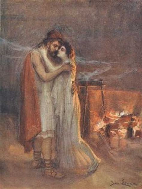 Penelope recognizes Odysseus Jan Styka