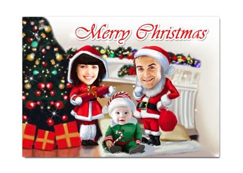 Personalized Merry Christmas Card | Merry christmas card, Family ...