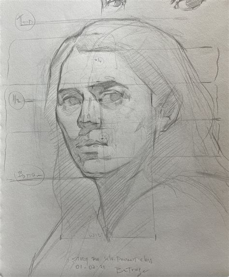 Grand Central Atelier | Self-Portrait Drawing: Graphite, Charcoal ...