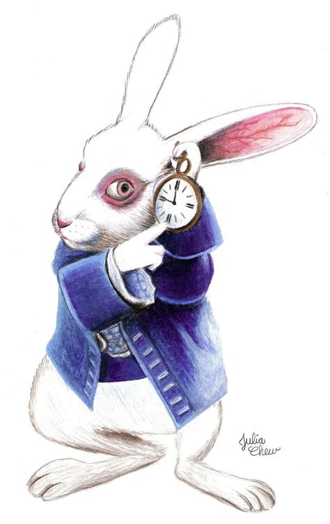 White Rabbit Alice In Wonderland Drawing at PaintingValley.com ...