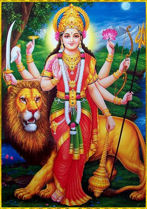 DURGA DEVI ॐ Shiva Hindu, Shiva Art, Shiva Shakti, Hindu Deities, Hindu ...