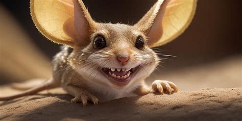 Premium AI Image | a mouse with its mouth open and teeth showing.