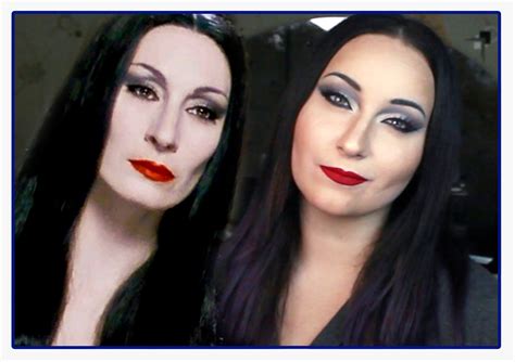 Morticia Addams Realistic Makeup Tutorial | Morticia addams makeup ...