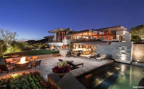 10,000 Square Foot Contemporary Mansion In Paradise Valley, AZ | Homes ...