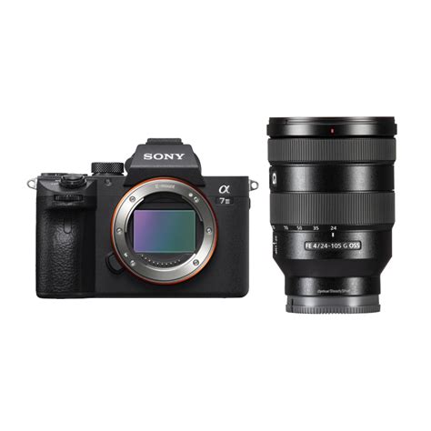 Sony Alpha a7III Mirrorless Camera With FE 24–105 mm F4 G OSS Lens