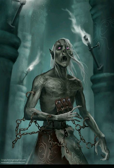 Pin by Simon on RPG - cont. | Zombie art, Elf art, Character art