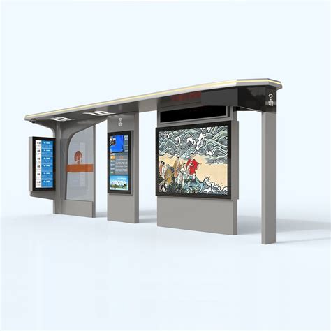 Stainless Steel Waterproof Advertising LED Lightbox Bus Shelter ...