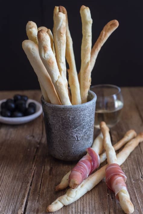 Grissini Italian Breadsticks Recipe - An Italian in my Kitchen