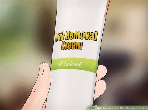 How to Use Nose Hair Removal Cream: 10 Steps (with Pictures)