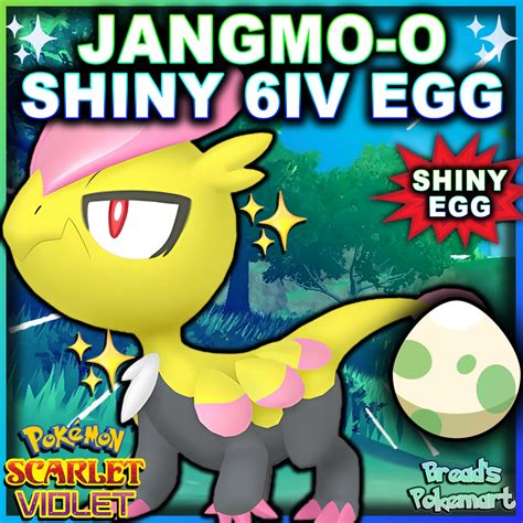 Jangmo-o SHINY 6IV in an Egg // Pokemon Scarlet and Violet // - Etsy