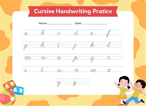 Cursive Writing Free Printable Cursive Handwriting Worksheets ...