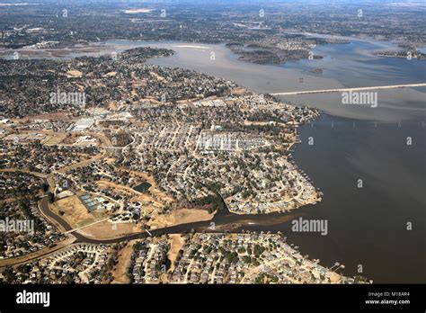 Atascocita, Texas- Aerial View with lake Houston Stock Photo - Alamy