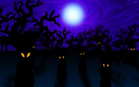 Forest Halloween Wallpapers - Wallpaper Cave