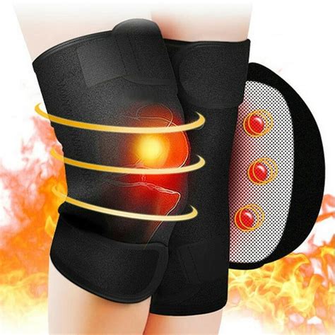 Leg Massager，Heated Knee Brace Wrap with Massage,Vibration Knee ...