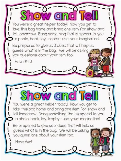 Teach With Laughter: Do you 'Show and Tell'? | Show and tell, Project ...