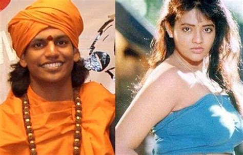 Swami nithyananda with ranjitha