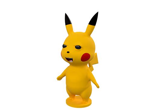 Free STL file Ugly Pikachu・3D printing design to download・Cults