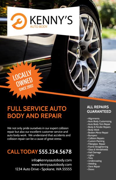 Auto Repair Flyer Templates | MyCreativeShop