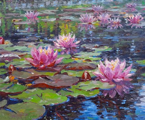 Barbara Jaskiewicz - Water Lilies at 1stDibs | monet water lilies ...