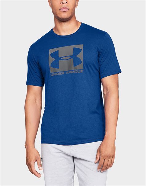 Blue Under Armour Boxed Sportstyle T-Shirt | JD Sports UK