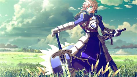 Fate stay night digital wallpaper, Saber, Fate Series, anime girls ...