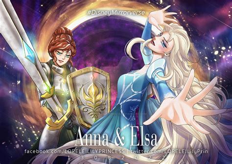 Anna x Elsa in Disney Mirrorverse by LORELEI-LilyPrincess on DeviantArt